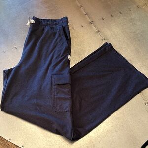 Vuori Halo Essential Cargo Wideleg, S, midnight Heather